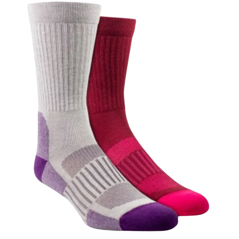 Ariat Women's AriatTEK High Performance Crew Socks - Pink/Purple