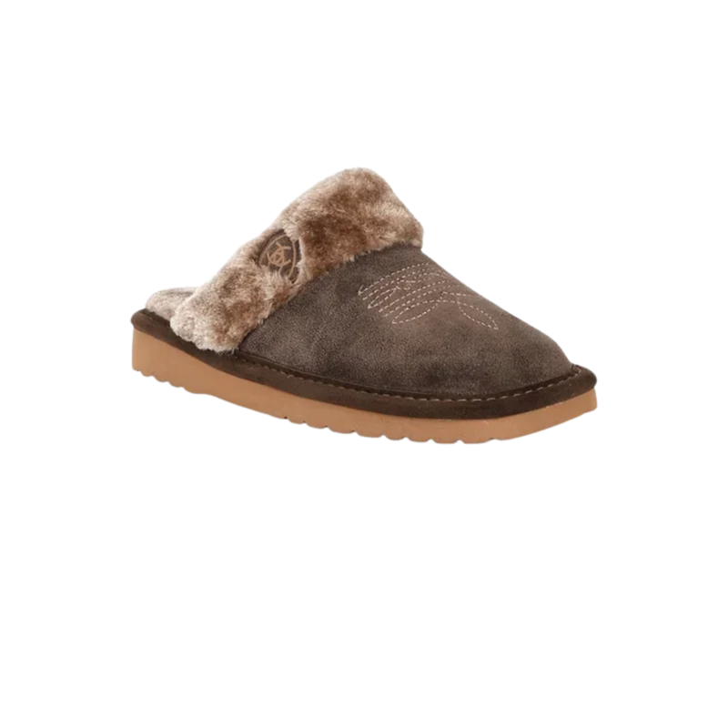 Ariat Women's Jackie Square Toe Scuff Slippers - Chocolate