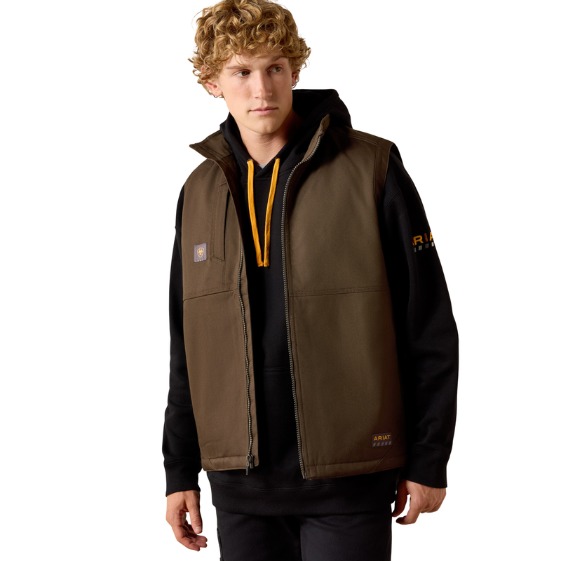 Ariat Men's Rebar DuraCanvas Vest - Wren
