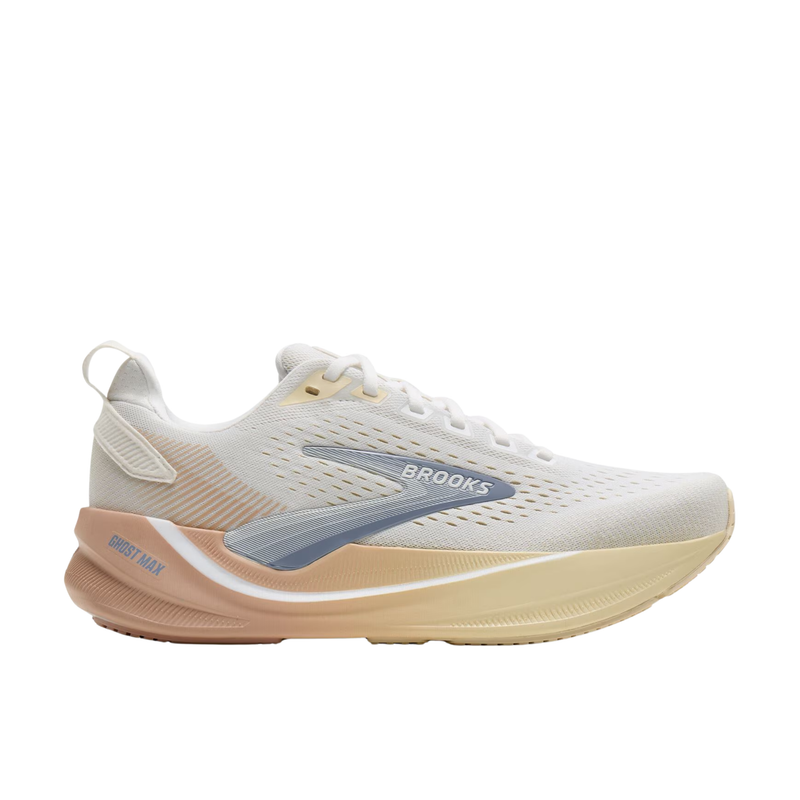 Brooks Women's Ghost Max 4 Running Shoes - White/Rose/Rutabaga