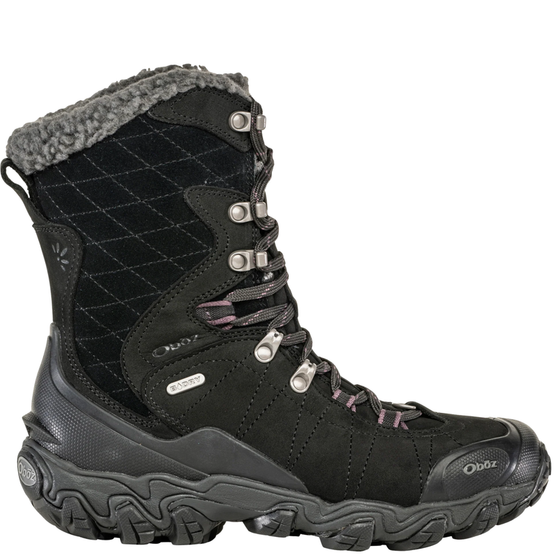 Oboz Women's Bridger 9 Inch Insulated Waterproof Winter Boots - Black Sea