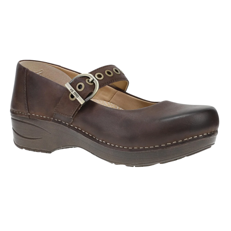 Dansko Women's XP 2.0 Mary Jane Clogs - Chocolate Leather