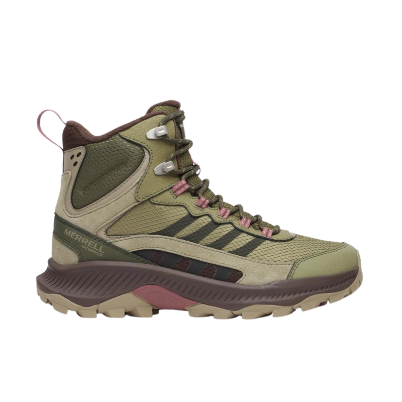 Merrell Women's Speed Strike 2 Thermo Mid Waterproof Winter Boots - Olivine