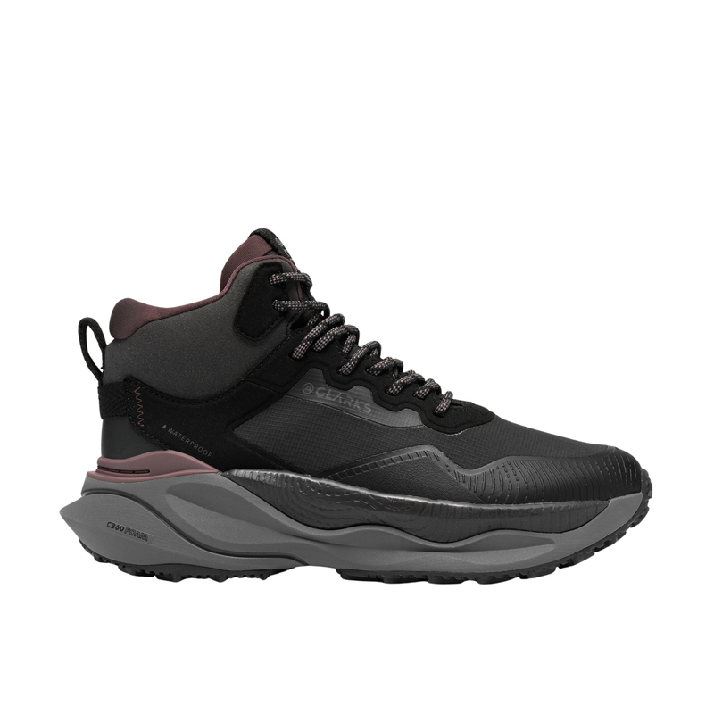 Clarks Women's Pace Trail Waterproof Boots - Black
