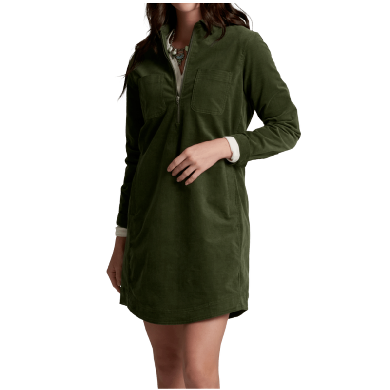 Kuhl Women's Lydia Cord Dress - Dark Moss