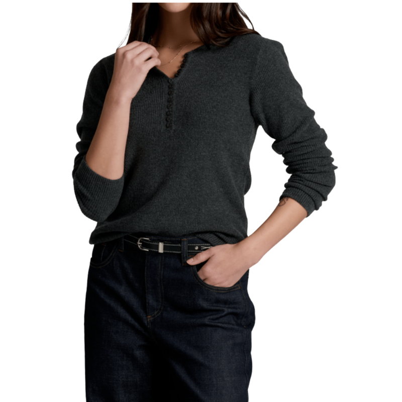 Kuhl Women's Vesper Henley Sweater - Smoke