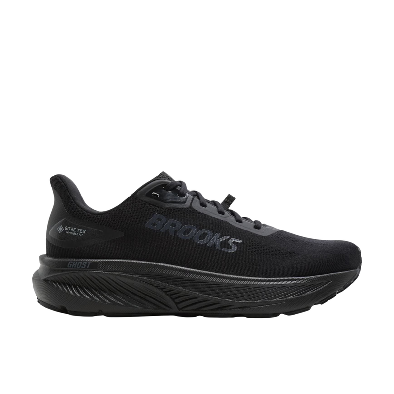 Brooks Men's Ghost 18 GTX Shoes - Black/Black/Ebony