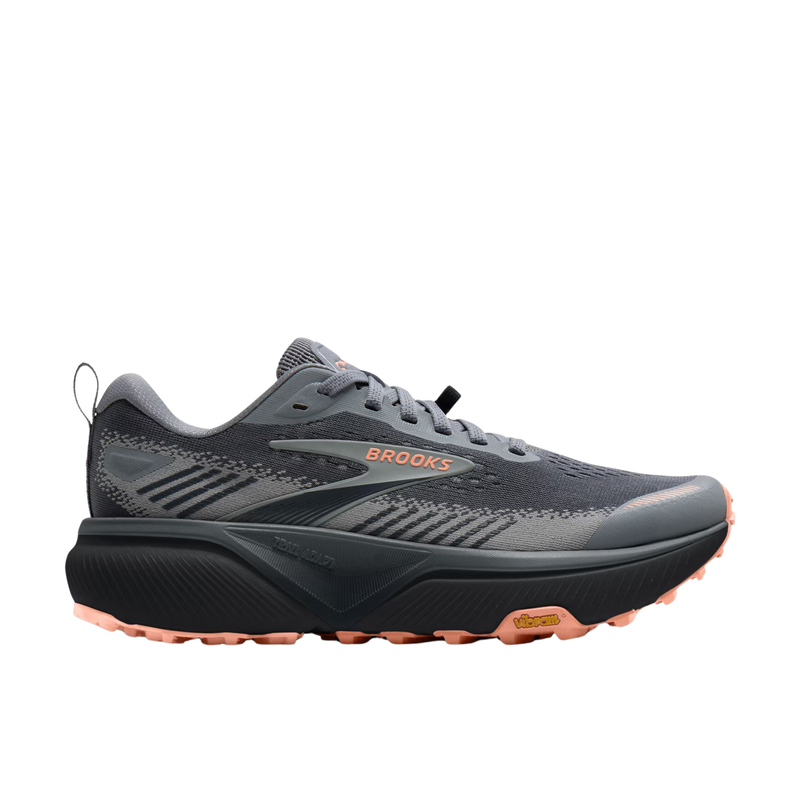 Brooks Women's Cascadia 20 Trail Running Shoes - Grey/Grey/Peach