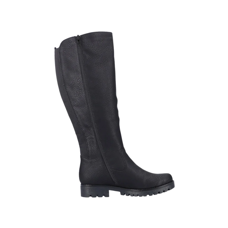 Rieker Women's Payton Tall Boots - Black