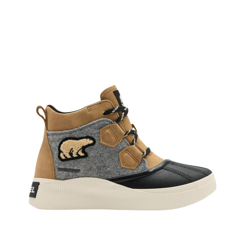 Sorel Women's Out N About IV Classic Waterproof Boots - Caribou Buff/ Black