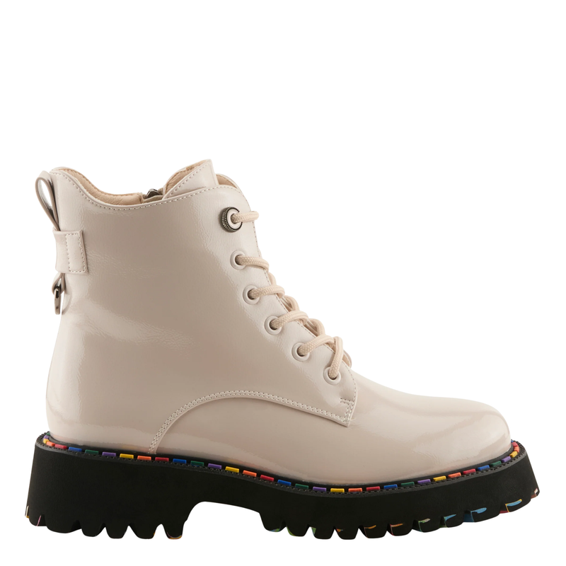 Spring Step Women's Mistique Boots - Off White Patent