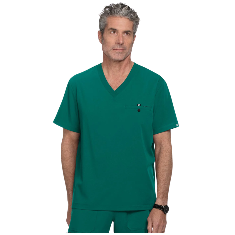 Koi Men's On Call Scrub Top - Hunter