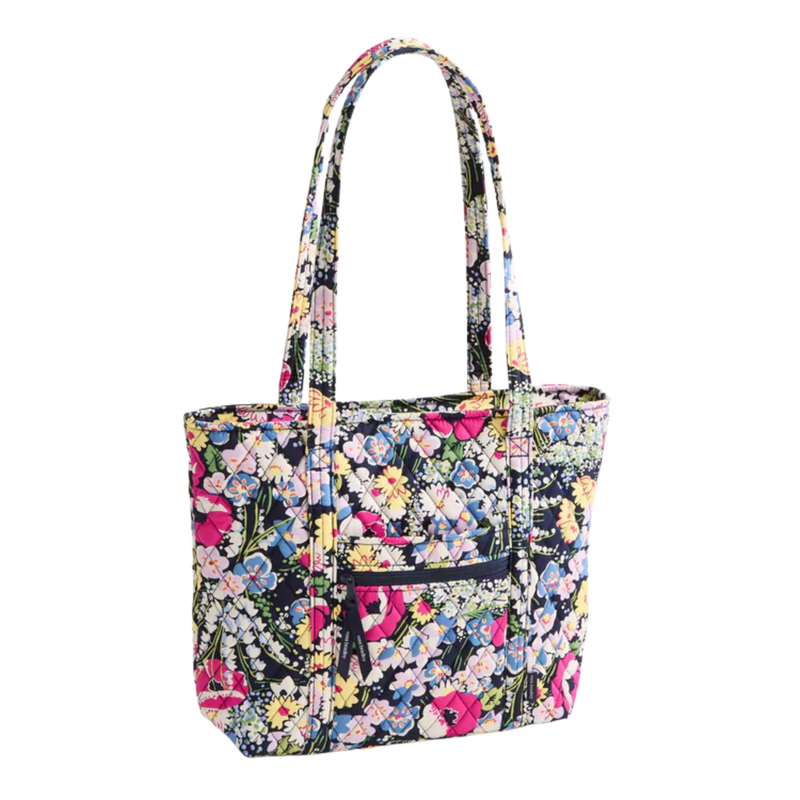 Vera Bradley Small Original Vera Tote - Poppy Fields in Premium Cotton