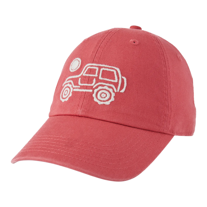 Life Is Good Adult Unisex Tribal 4x4 Chill Cap - Faded Red