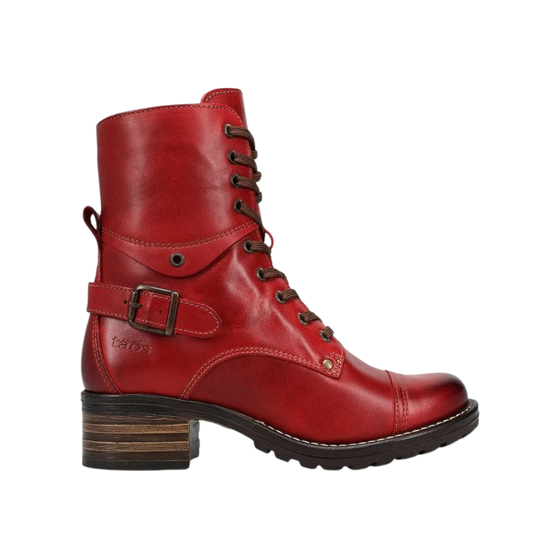 Taos Women's Crave Boots - Red Vint Leather
