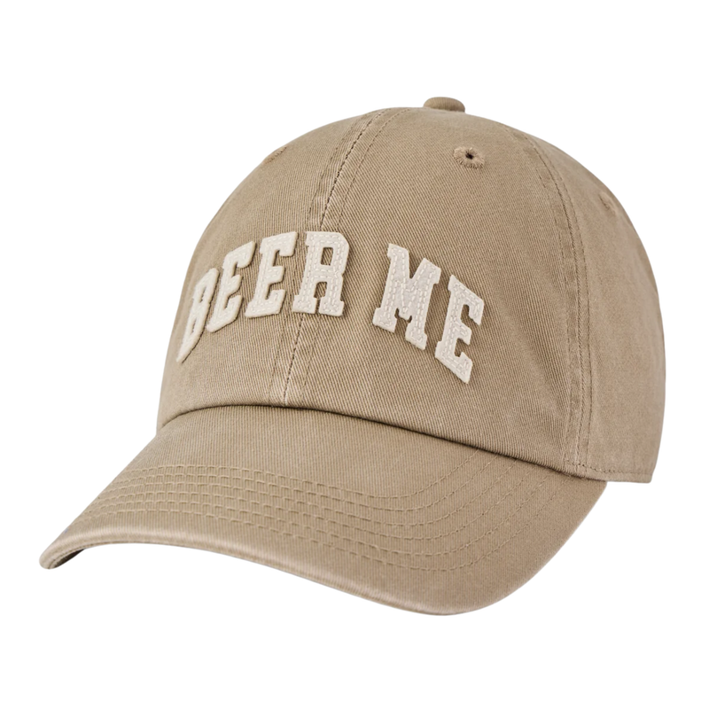 Life Is Good Adult Unisex Beer Me Arch Chill Cap - Mushroom Brown