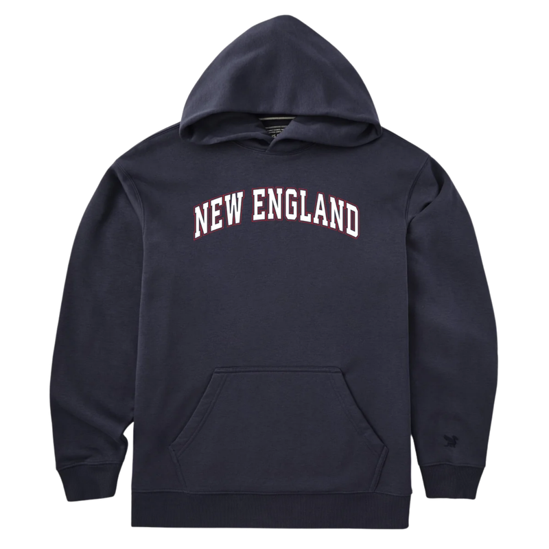 Life Is Good Men's New England Arch Good Vibes Hoodie - Inkwell Blue