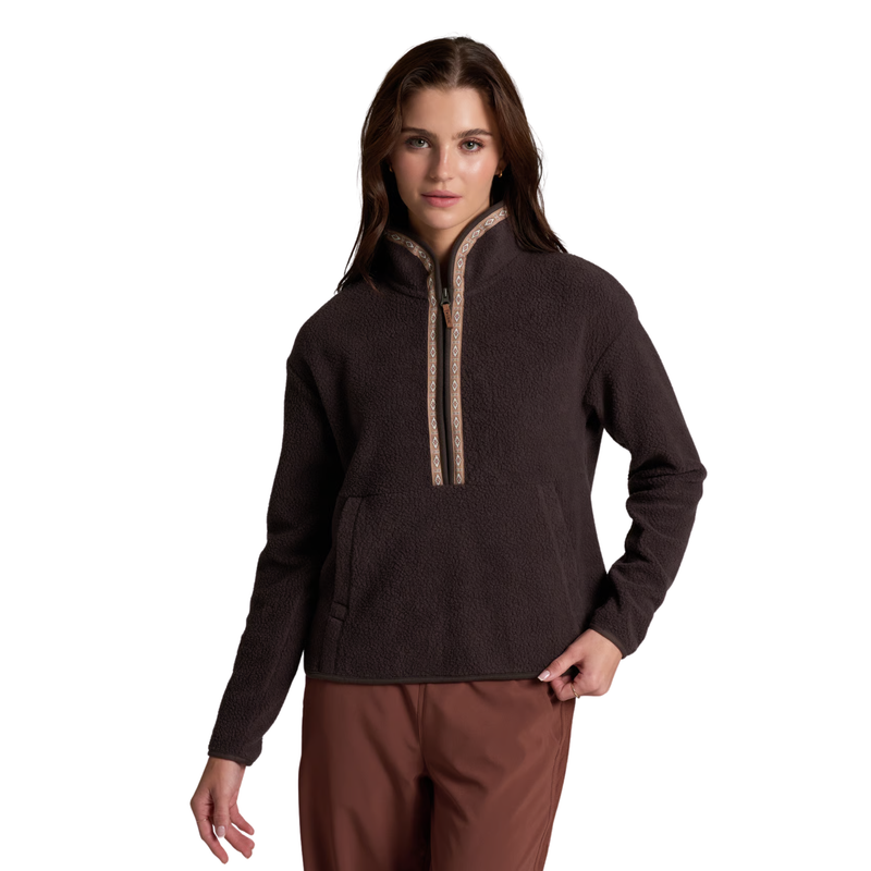 Kuhl Women's Hygge Half Zip - French Roast
