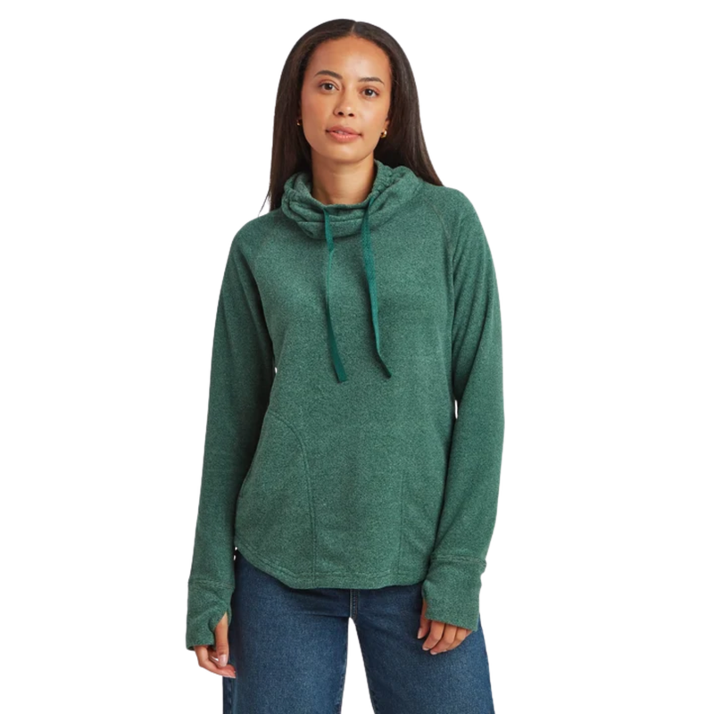 Sherpa Women's Rolpa Fleece Pullover - Light Emerald