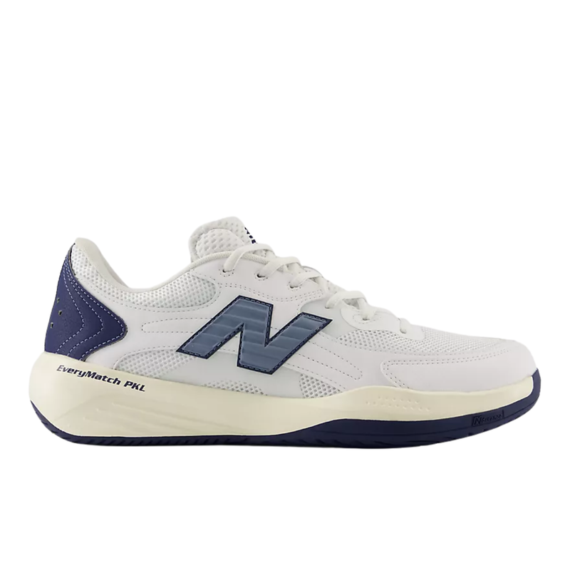 New Balance Men's EveryMatch PKL Shoes - White with Zinc Blue