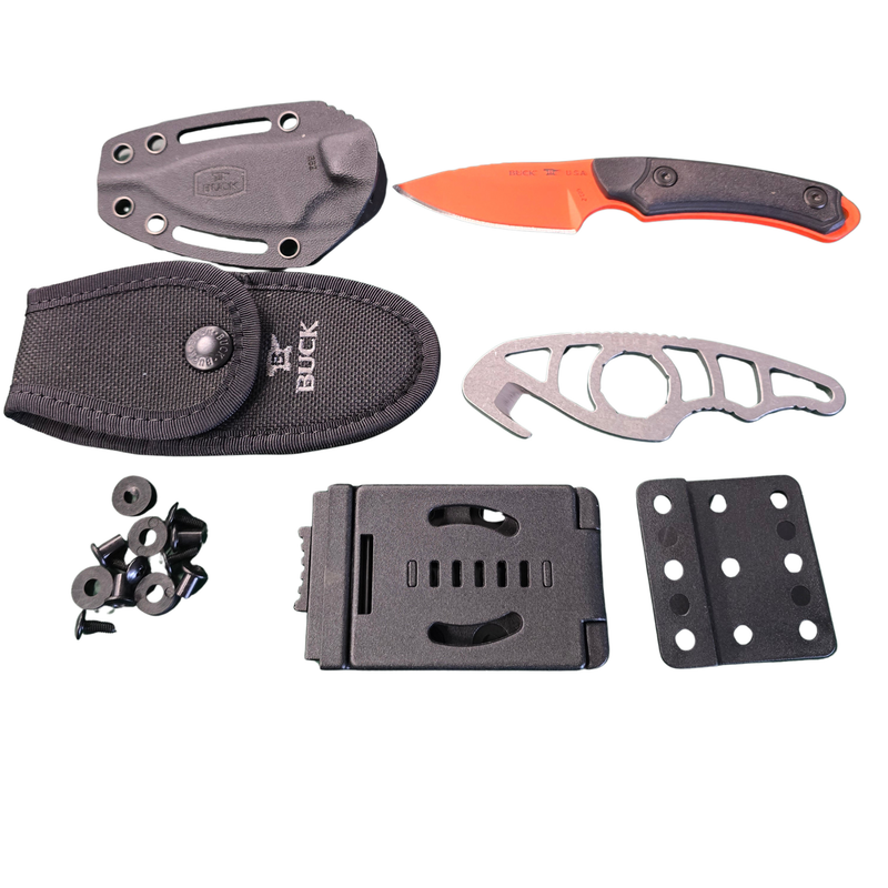 Buck Combo 662BK And 499SS Knives - Black/Orange
