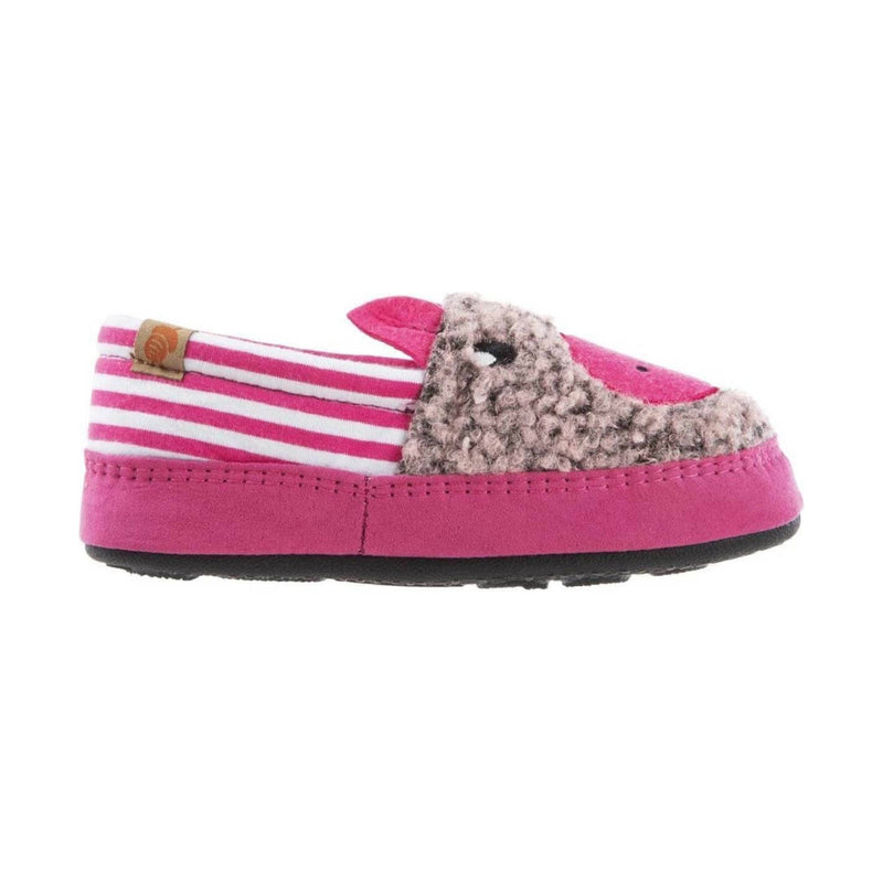 Acorn Kids' Critter Novelty Moc Slippers - Pale Pink