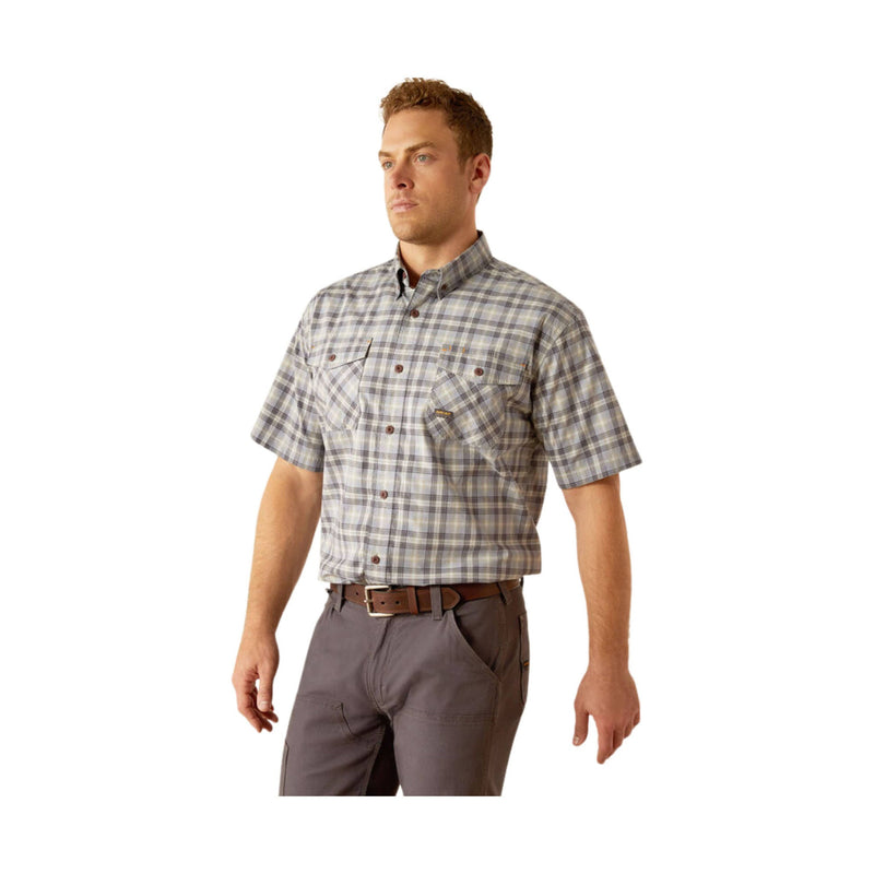 Ariat Men's Made Tough Durastretch Work Shirt - Wild Dove