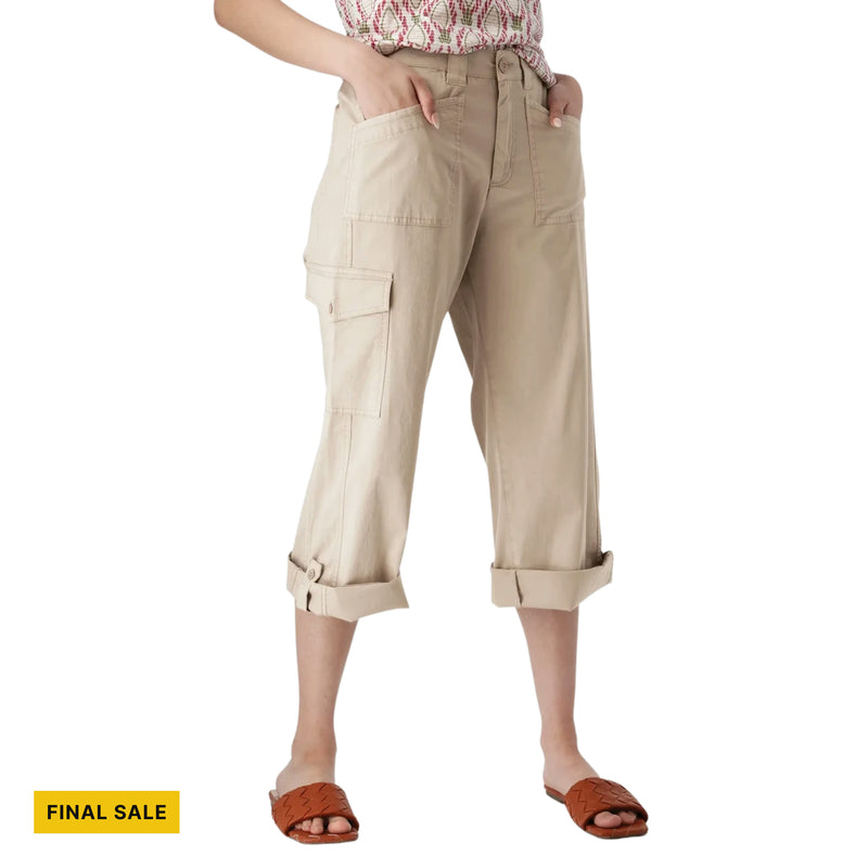 Aventura Women's Arden Mid Rise Wide Leg Utility Pant - Simply Taupe