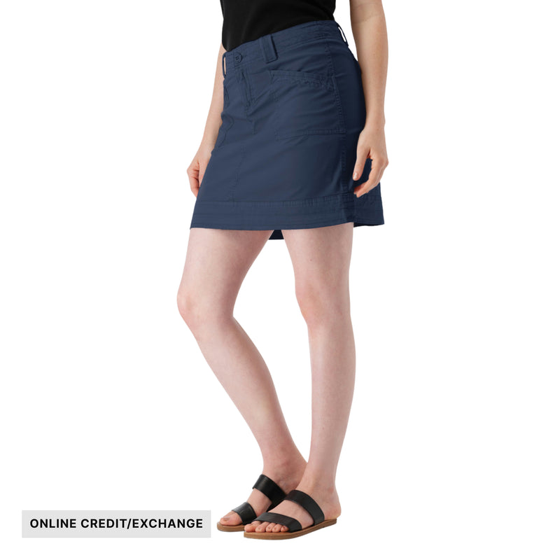 Aventura Women's Arden Woven Organic Skort - Insignia Blue