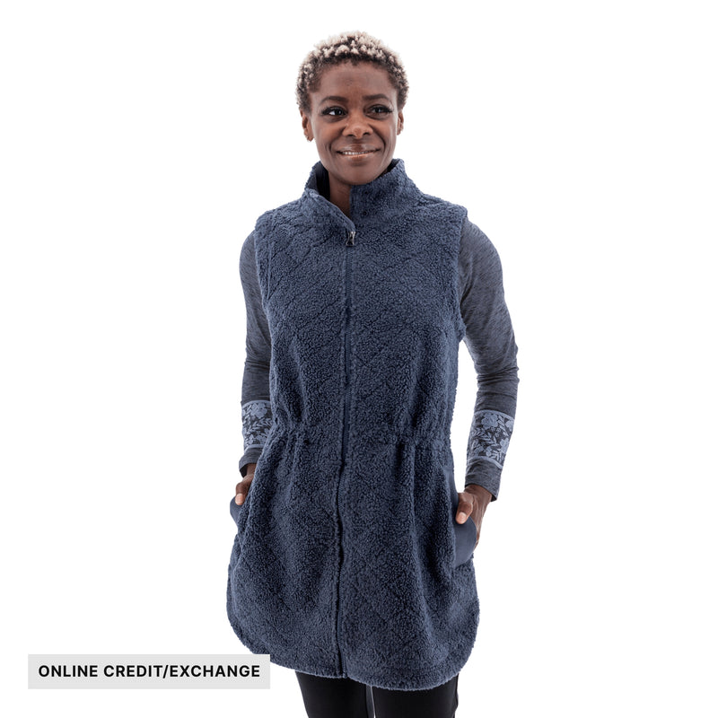 Aventura Women's Solstice Fleece Vest - Ombre Blue