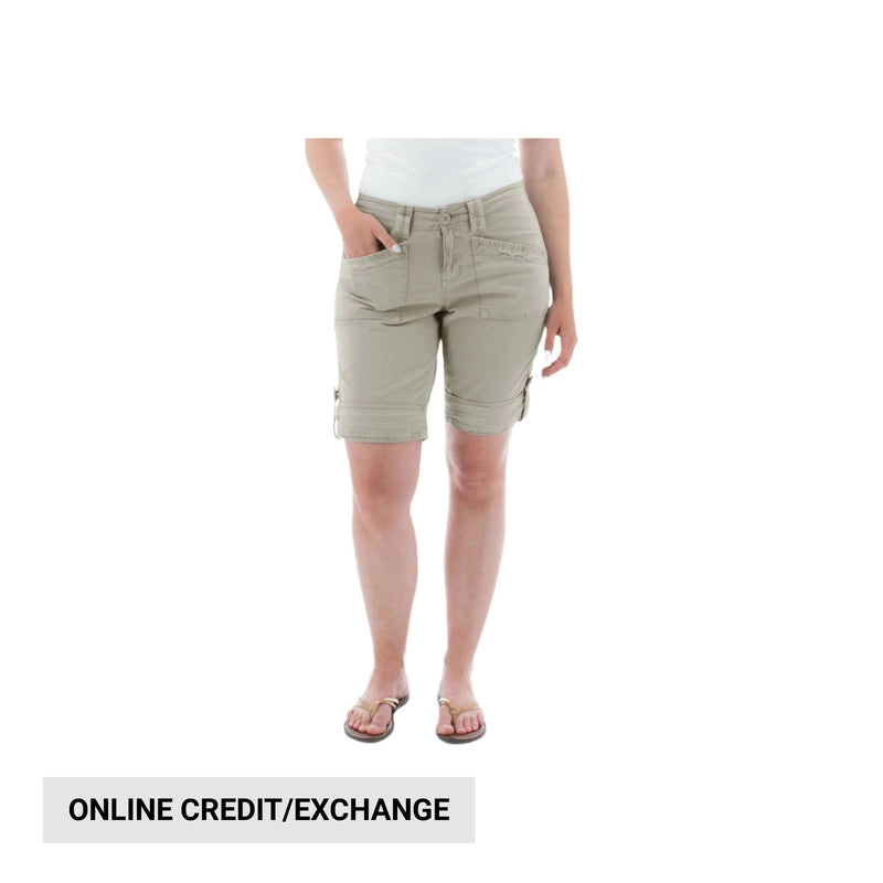 Aventura Women's Arden Roll Up Organic Short - Quarry