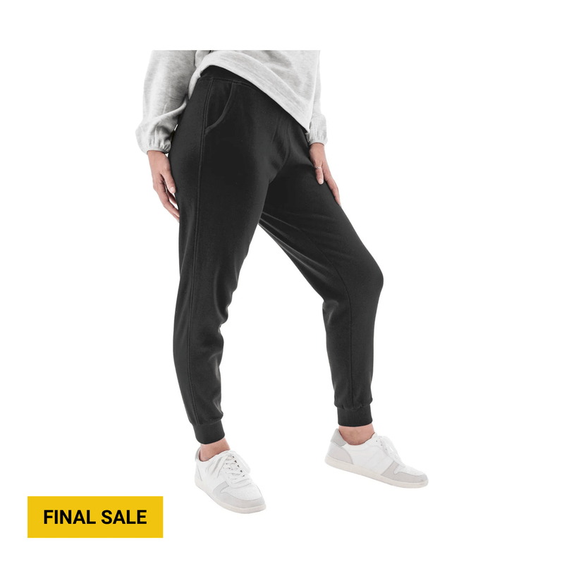 Aventura Women's Dog Walker Fleece Jogger - Black