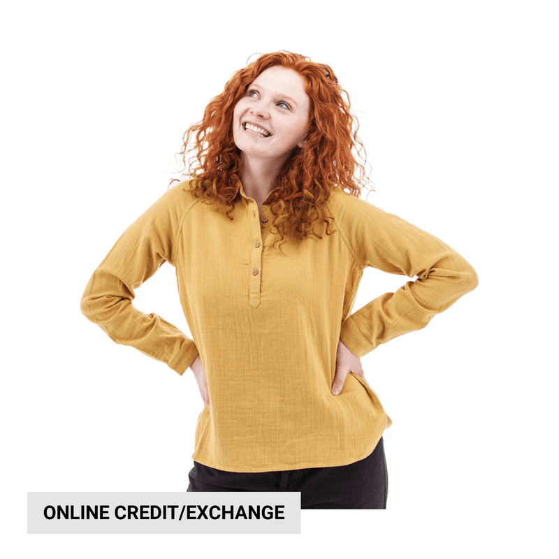 Aventura Women's Kelford Organic Long Sleeve Top - Amber Gold