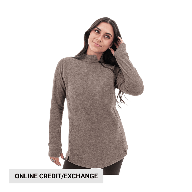 Aventura Women's McKenna Fleece Tunic - Black Coffee