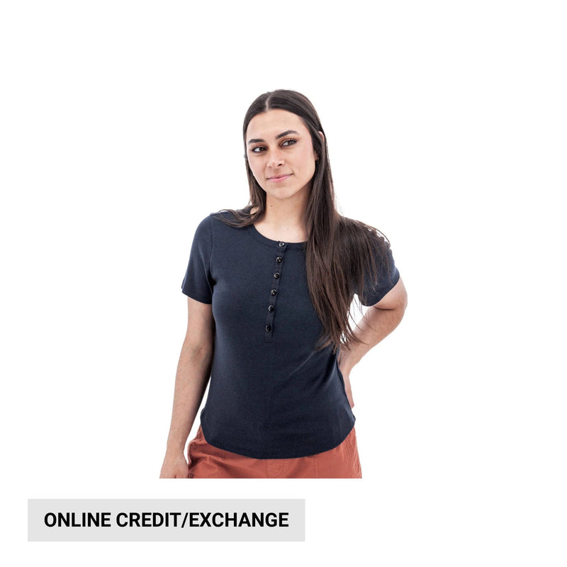 Aventura Women's Sandia Henley Tee - Sky Captain