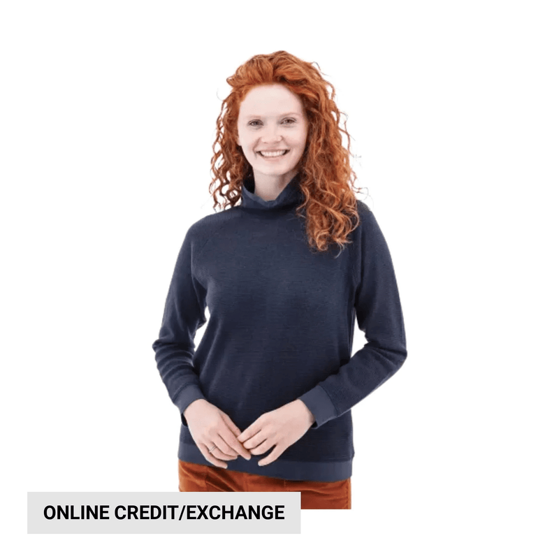 Aventura Women's Tiffi Cowl Neck Top - Peacoat