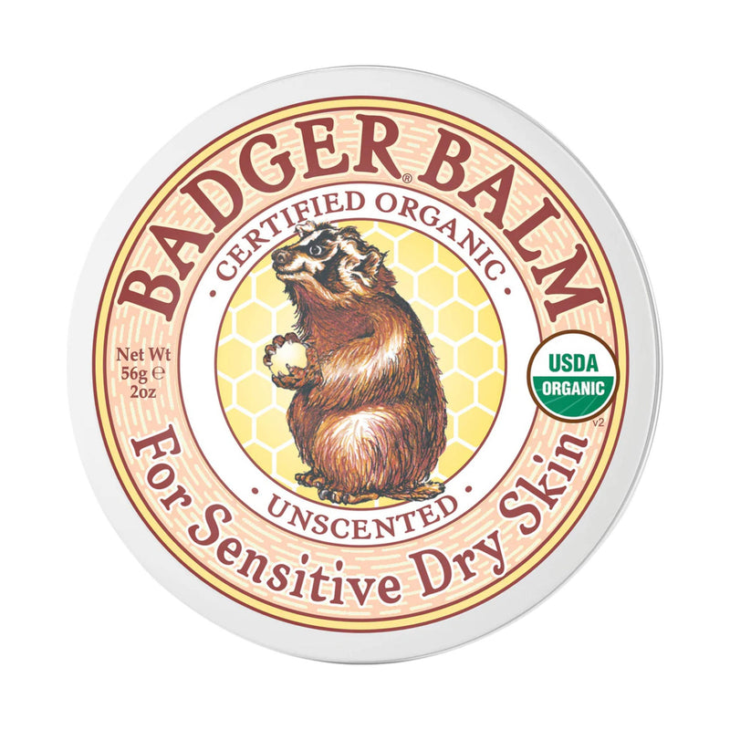 Badger Balm Unscented For Sensitive Dry Skin
