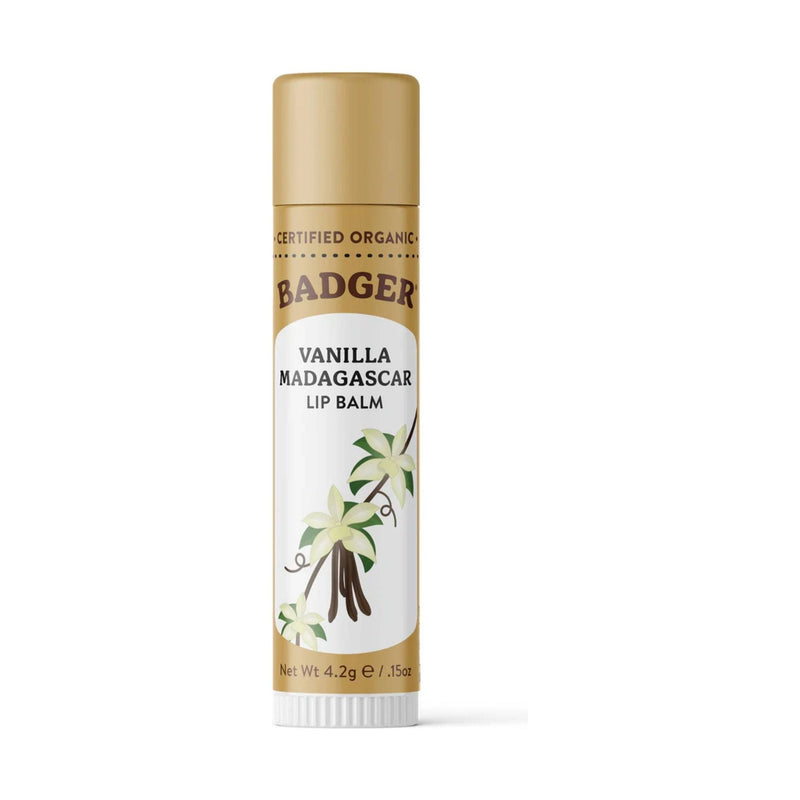 Badger Classic Organic Lip Balm - Vanilla Madagascar