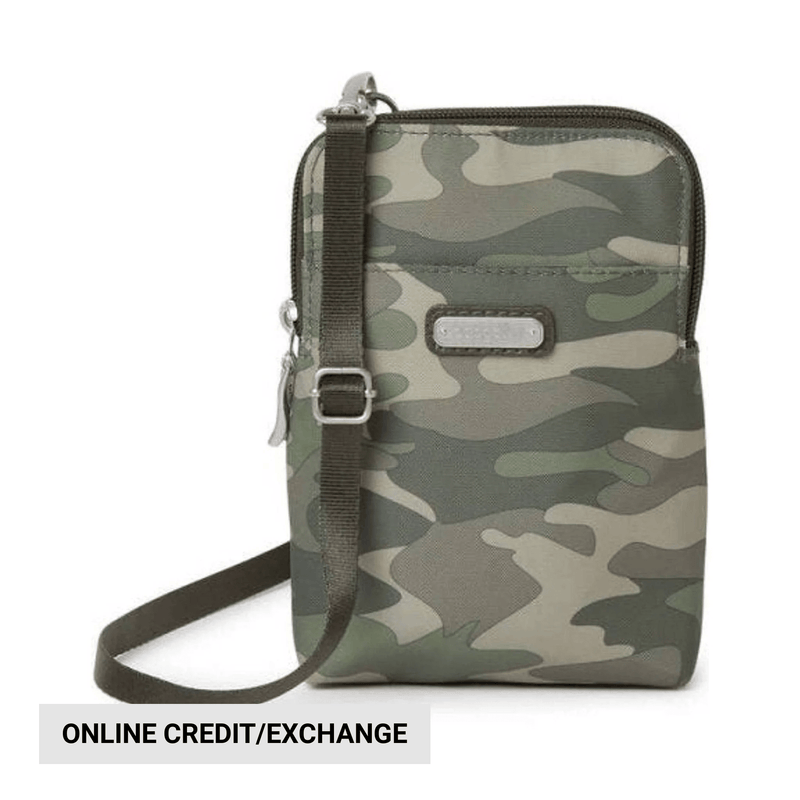 Baggallini Take Two RFID Bryant Crossbody - Olive Camo