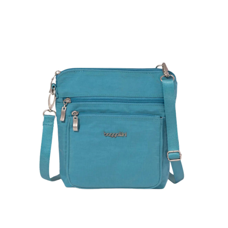 Baggallini Women's Modern Pocket CrossBody - Seaside Blue