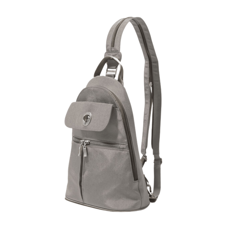 Baggallini Women's Naples Convertible Backpack - Sterling Shimmer