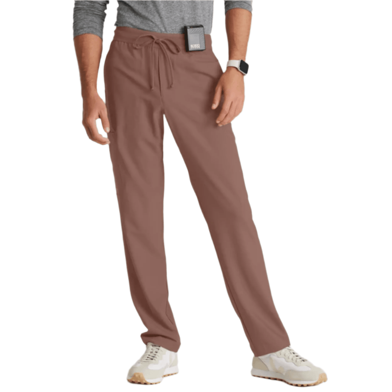 Barco Men's Highland Slim Straight Leg Scrub Pant - Driftwood