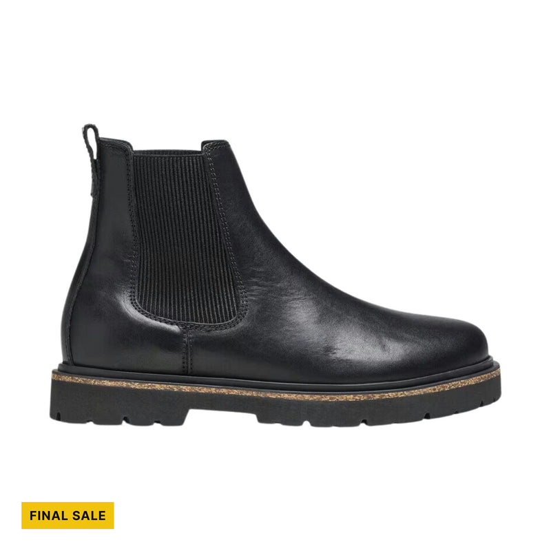 Birkenstock Highwood Slip On Leather Boots - Black