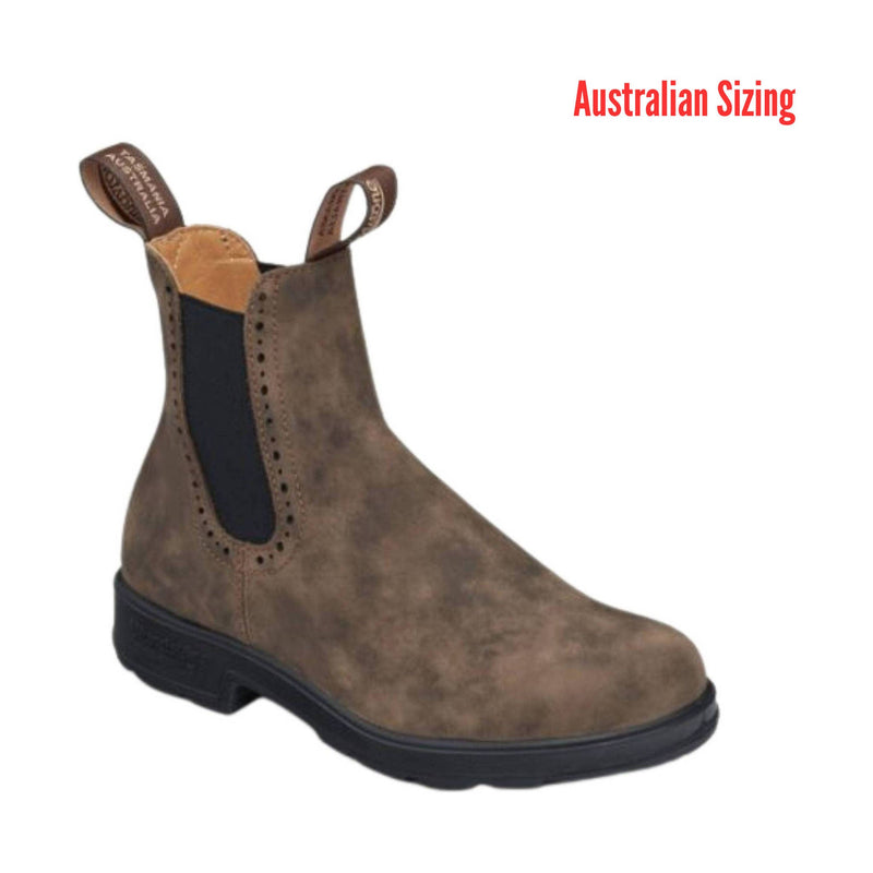 Blundstone Original Pull On High Top Boots - Rustic Brown