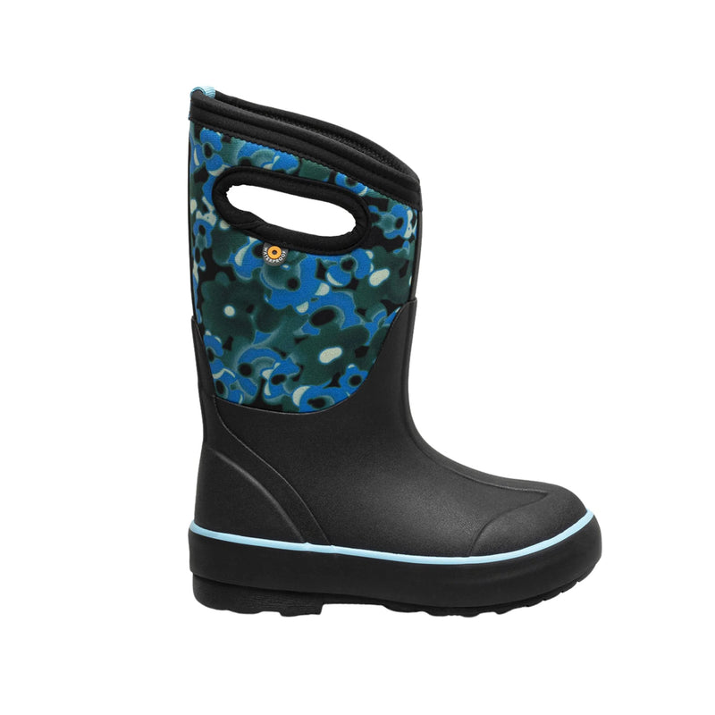 Bogs Kids' Classic II Tropadelic Floral Winter Boots - Black Multi