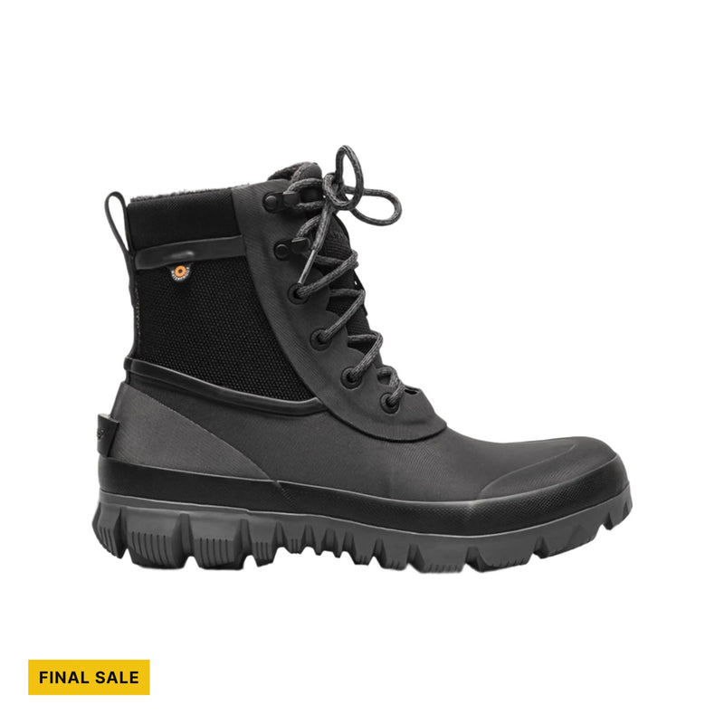 Bogs Men's Arcata Urban Lace Waterproof Winter Boots - Black