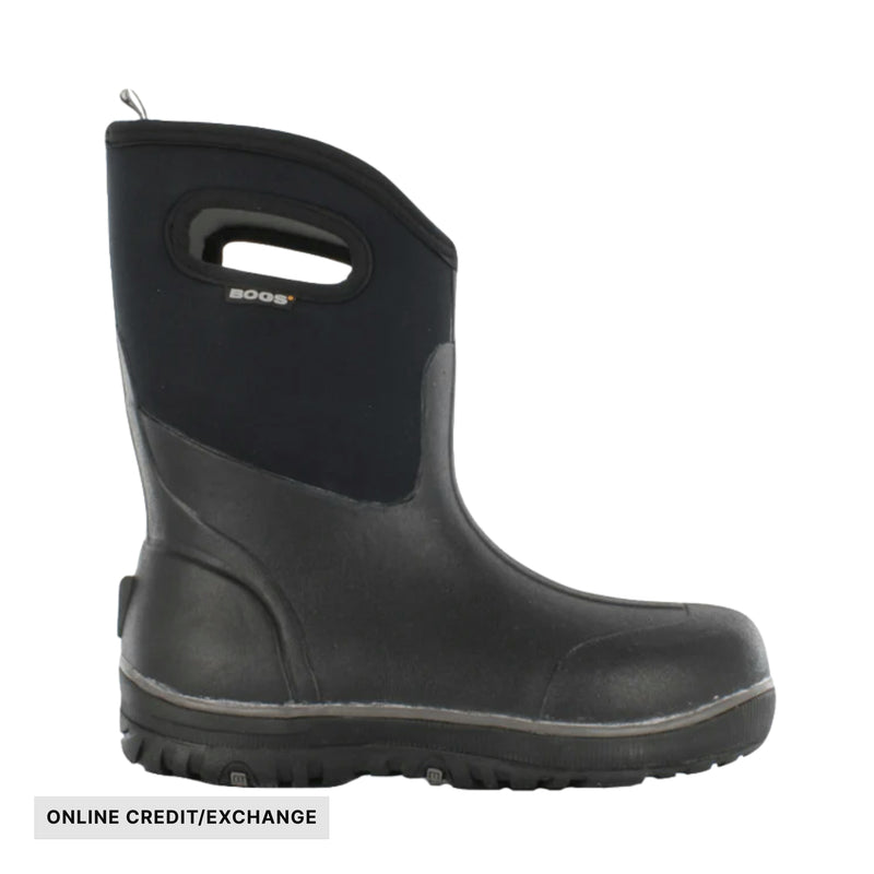 Bogs Men's Classic Ultra Mid Rain Boots - Black