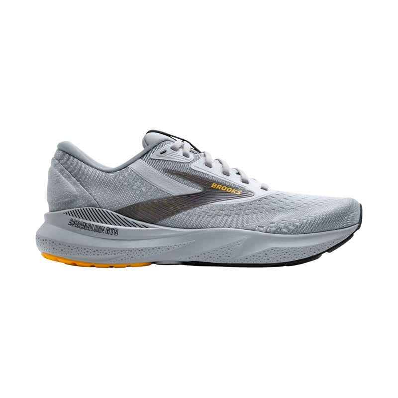 Brooks Men's Adrenaline GTS 24 Road Running Shoes - Alloy/White/Gold Fusion