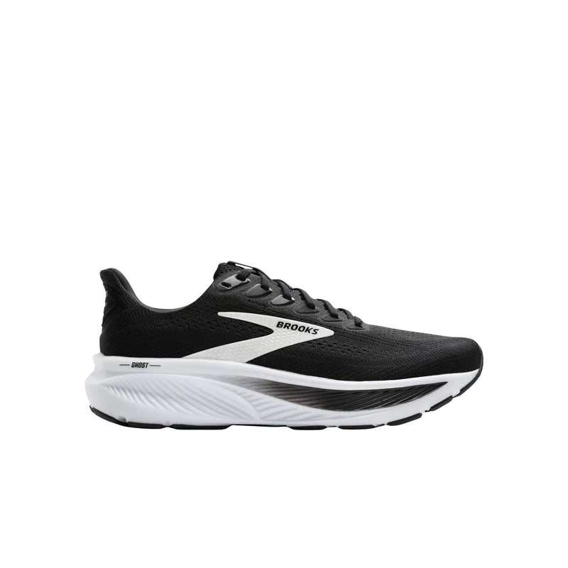 Brooks Men's Ghost 17 Running Shoes - Black/Grey/White