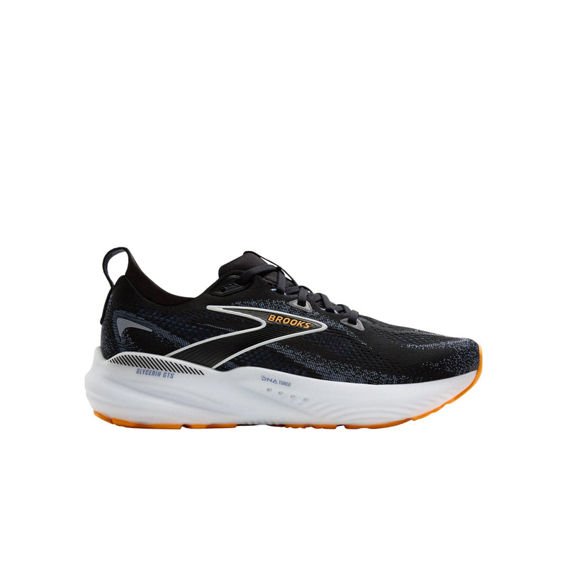 Brooks Men's Glycerin GTS 22 Running Shoes - Black/Blue/Orange